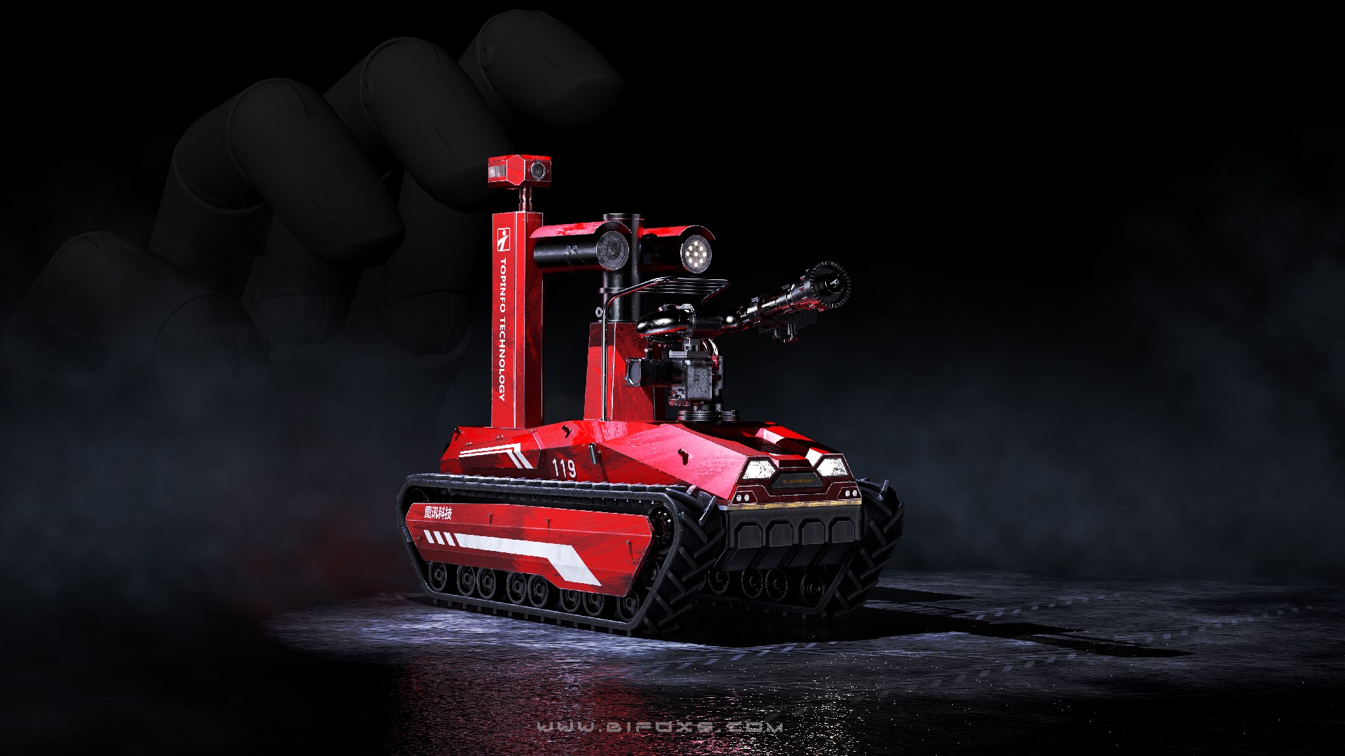 消防機器人的操控方式：遙控、自主或人機協同？